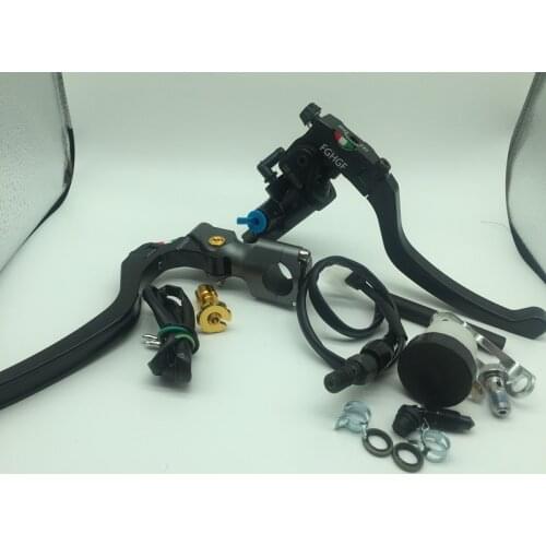 Motorcycle modification 22mm 19RCS Brake Clutch Levers Master Cylinder Hydraulic Pump Reservoir For Honda Suzuki Kawasaki Yamaha