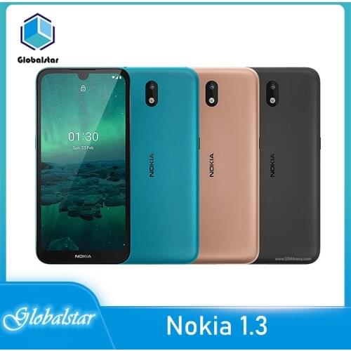 Nokia 1.3 Refurbished Original Nokia 1.3 GPS WIFI FM radio Bluetooth Big screen phone One year warranty Free shipping