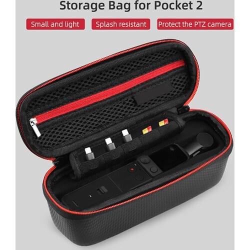 PU/Nylon Storage Bag Box Carrying Case Handbag Protective Cover for DJI Osmo Pocket 2 Handheld Gimbal Vlog Camera Accessories