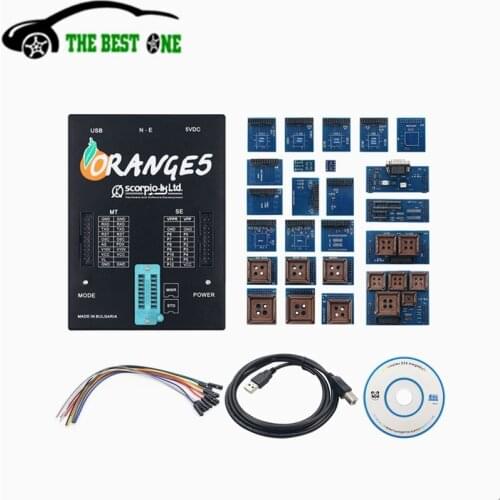 Top Orange5 Programmer V1.34 Full Adapters Professional Memory/Micro/EEPROM ECU Programmer Orange 5 Enhanced Function Software