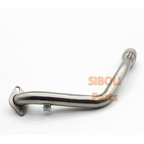 Slip On For Vespa GTS300 GTS 300 250 Exhaust Systems Middle Front Link Pipe Escape Moto Motorcross Bike Racing GTS250 2007- 2020