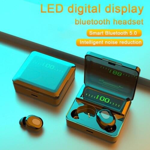T12 Earphones Bluetooth 5.0 Rechargeable Wireless In-ear Earbuds for Phone