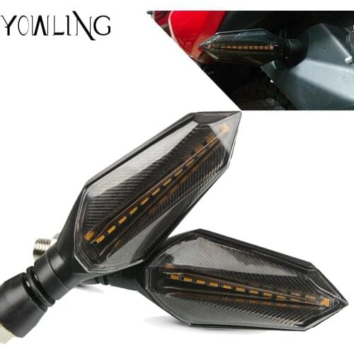 For HONDA Valkyrie Goldwing 1500 1800 VTX Motorcycle turn signal lights Indicators Blinkers Flexible Bendable Amber light lamp