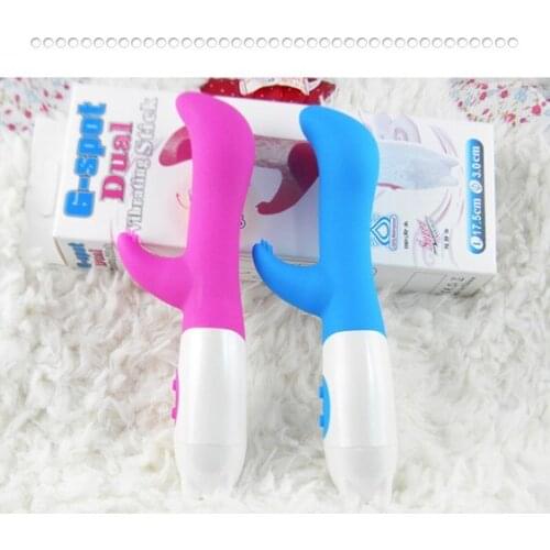 G-Spot Vibrators Waterproof Dual Vibration Vibrating Stick Rabbit Dildo Sex Toys for Women Adult Sex Products Free by DHL