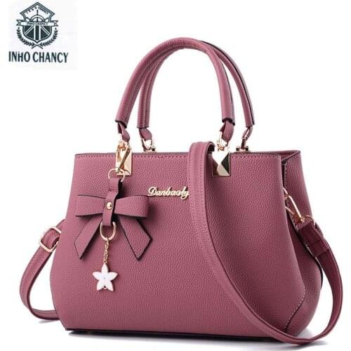 INHO CHANCY Ladies bag 2018 new Korean shoulder bag casual bag spring ladies bag handbag