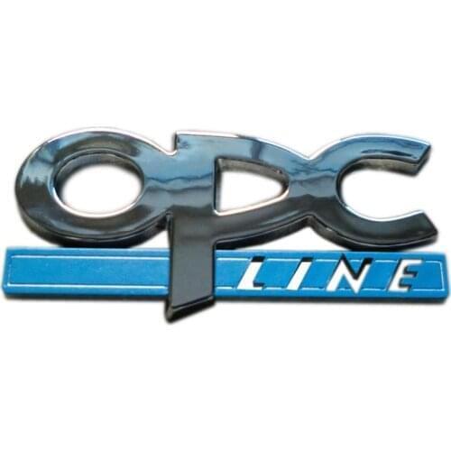 1pc/lot Free Shipping ABS Plastic Chrome Electroplating OPC Line Badge Emblem