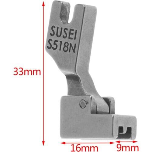 1Pcs Silver PresserFoot Sewing Machine Parts & Accessories Zipper Walking Foot for Industrial Sewing Machine