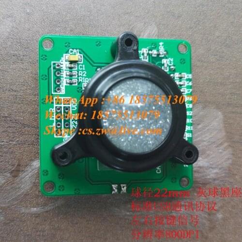 19mm 22mm PS2 USB Trackball Quadrature Pulse Square Wave Trackball RS232 Trackball