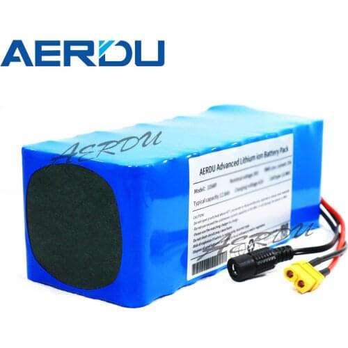 AERDU 10S4P 36V 12.8AH rechargeable 18650lithium battery pack Built-in 25a bms for ebike electric car bicycle motor scooter 600w