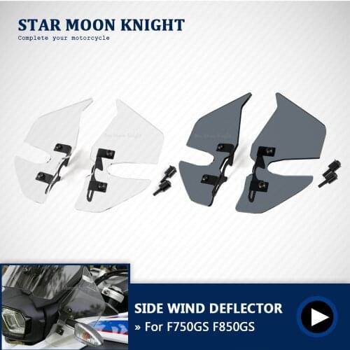 Motorcycle Accessories Side Windshield Windscreen Handshield Wind Deflector For BMW F750GS F850GS F 850 GS 750 2018-up 2019 2020