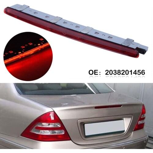 Car Third Tail LED Brake Stop Light Rear Trunk Signal Lamp Assembly For Benz, C-Class, W203, Sedan, AMG models 2001-2007
