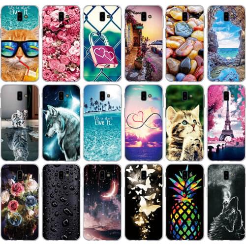 Case For Samsung J6 Plus Soft TPU Back Cover For Samsung Galaxy J6Plus 2018 J6+ J 6 Plus J610 J610F Cases Silicone Phone Capas