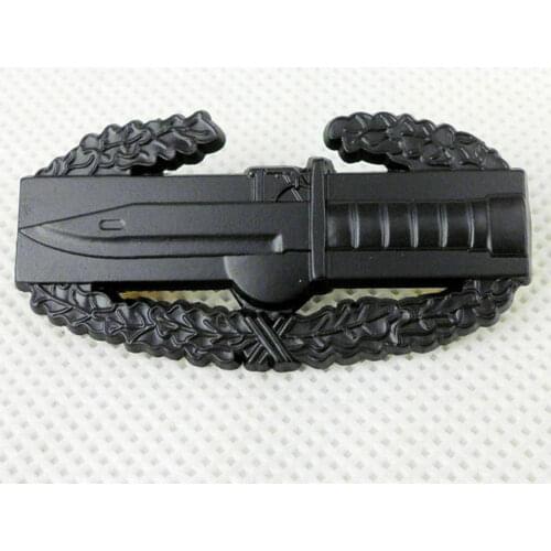 U.S. Army Combat Action Black Metal Badge Pin Insignia Outdoors Military armyshop2008