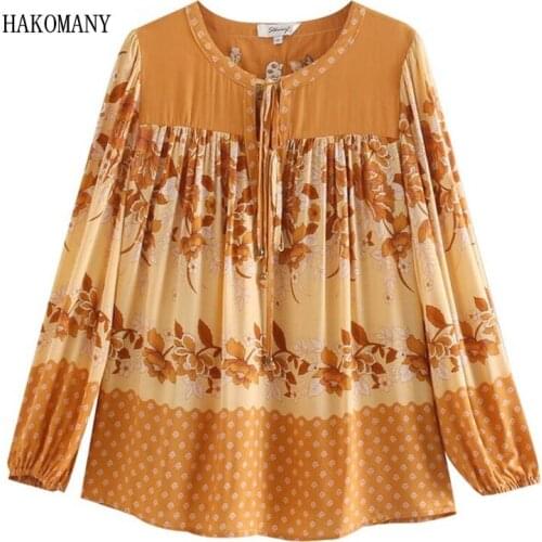 HAKOMANY Pink Blouses