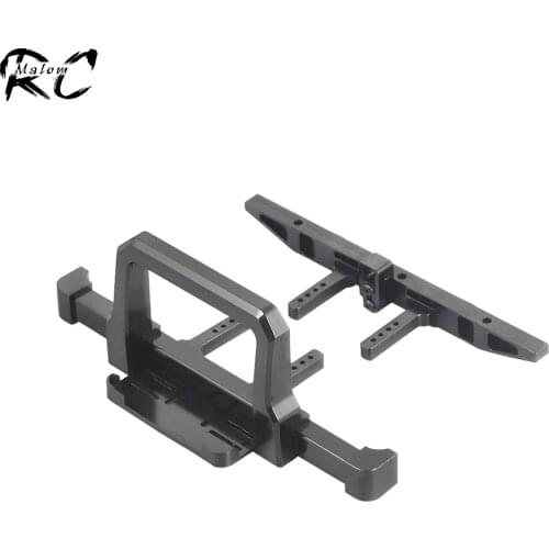 Aluminum Alloy Classic Front and Rear Bumper for 1/10 RC Crawler Traxxas TRX-4 Defender 82056-4 Upgrade Parts