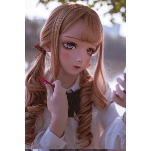 KM4151)Quality Handmade Female/Girl Resin Japanese Cartoon Character Anime Cosplay Kigurumi Mask Crossdresser Drag Queen Mask