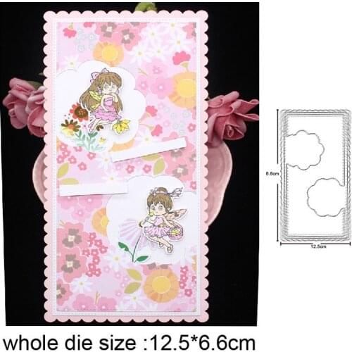 Background Frame Die New 2021 Metal Cutting Dies for DIY Scrapbooking Paper and Card Making Decorative Embossing Dies Craft dies