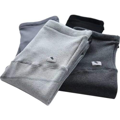 Maternity Pants Autumn Winter Plus Velvet Thickening Padded Leggings Winter Thermal Trouser Elastic Pants Cotton Female Pregnent