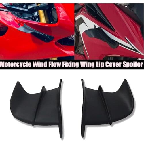 Motorcycle Front Fairing Wind Flow Fixing Wing Lip Cover for-BMW S1000RR KAWASAKI Ninja H2 H2R Yamaha BWS JOG JOE GP