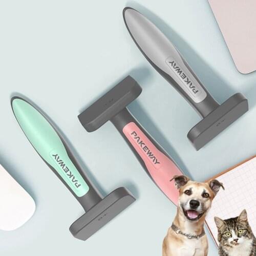 Pet Knife Comb Dog Cat Antirust Plastic Stainless Steel Wear-resisting Comb Easy Hair Removal Avoid Pain Washable Pet Comb
