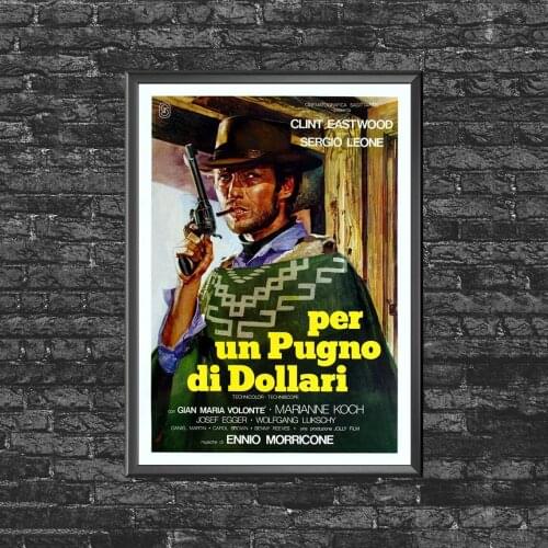 Per un Pugno di Dollari Movie Poster Wall Painting Home Decoration (No Frame)