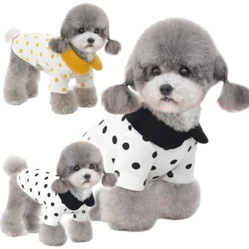 Cat Dog Shirt Autumn Spring Winter Dog Clothes Hoodies Puppy Pomeranian Yorkshire Maltese Bichon Poodle Schnauzer Clothing Coat