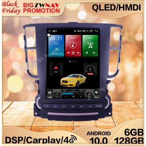 Touch Screen 6+128G Tesla style Car Multimedia player For Acura TL Android 10 screen car gps navigation radio audio head unit