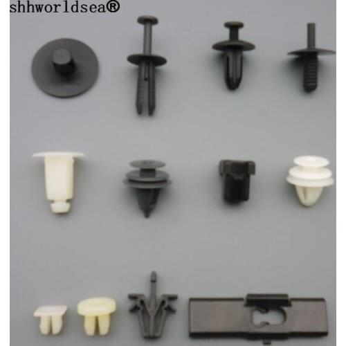 Shhworldsea Auto Fastener 7mm Hole Door Trim Panel Plastic Clips Rivets Retainer For Toyota Car Fender Bumper Car Styling