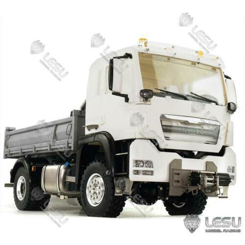 LESU 1/14 4*4 Chassis Tipper Dumper MAN TGS Metal Truck B Model Light Sound Motor ESC TH16799-SMT3