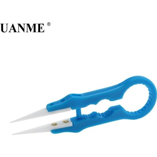 UANME Heat Resistant anti-static multifunctional ceramic tweezer e cigarette removable tool for RBA RDA vaporizer DIY atomizer