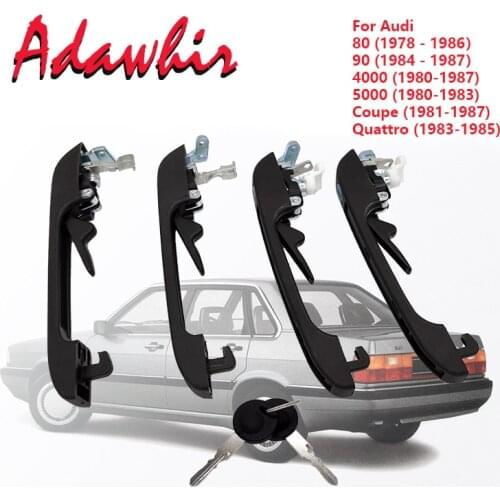 Door Handle Outer for AUDI 80 100 Coupe/Quattro Quattro/Sport URQUATTRO 813837205C 813837206C 813839205 813839206