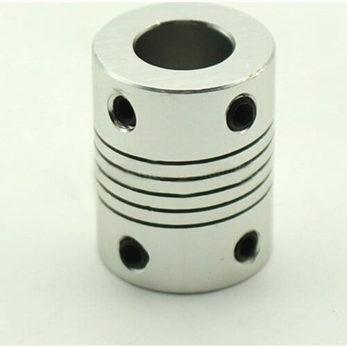 1pcs 3/4/5/6/6.35/7/8/10mm 10x10mm CNC Motor Jaw Shaft Coupler 10mm To 10mm Flexible Coupling OD 19x25mm