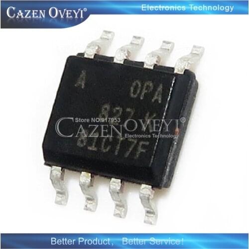 1piece piece OPA827AIDR OPA827AID OPA827 SOP-8 OPAMP JFET 22MHZ In Stock