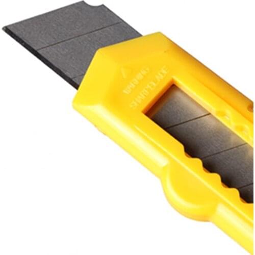 10pcs Utility Knife Manual-Lock Graphic Knife Stainless Steel School Chancery Office Stationery Supplies Paper Cutter