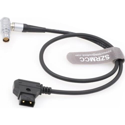 D-Tap 2 Pin Male to Right Angle 1B 4 Pin Female Power Cable for Canon Mark II C100 C300 C500 Camera