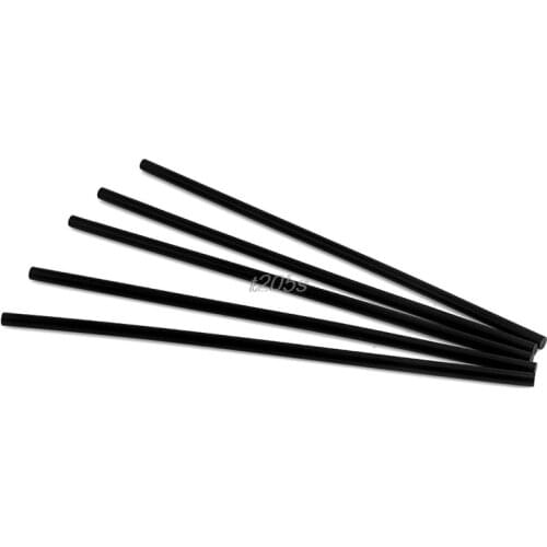 5 Pcs 7mm Mini Glue Sticks For Hot Melt Gun General Purpose Black Adhesive T15 Drop ship