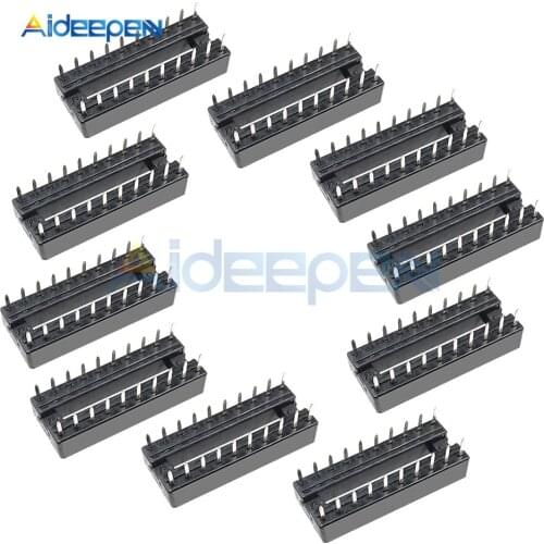 50pcs/Lot IC Seat 20P DIP IC Sockets Adaptor Solder Type 20Pin DIP Sockets