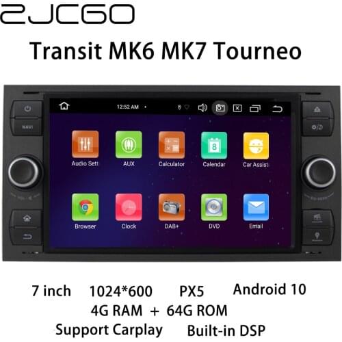 Car Multimedia Player Stereo GPS DVD Radio Navigation Android Screen for Ford Transit MK6 MK7 Tourneo 2000~2014