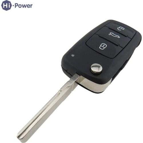 3 Button Remote Car Key Shell Case For VOLKSWAGEN Caddy/Eos/Fox/Sharan/Jetta/Variant/Routan/Passat CC/Tiguan/SEAT Leon