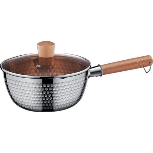 Stainless steel cast iron cooking pot set mini non stick egg pan japanese kitchen hotpot ramen soup pot korean cookware 50A