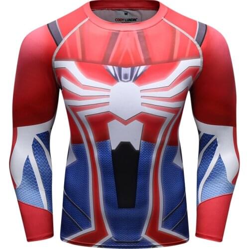 Cody Lundin Mens Digital Sublimation Printed Tops Running Gym Long Sleeve