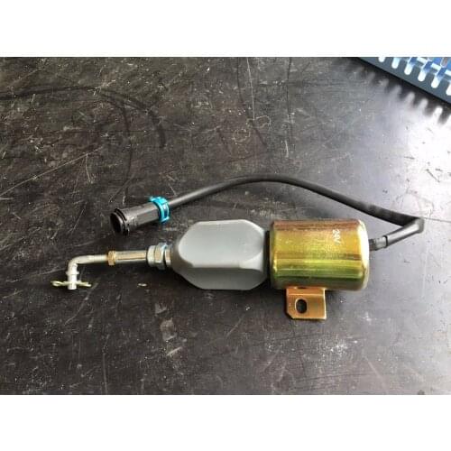 Weifang 495/K4100 R4105 R6105 diesel engine and diesel generator parts 12V/24V stop solenoid for sale