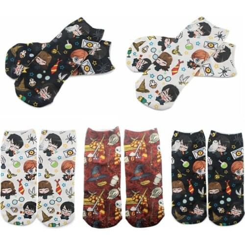 Harried Short Socks Ventilation Sweat absorption Deodorization Cartoon Four Seasons General Leisure Sports Boat Socks Child Gift