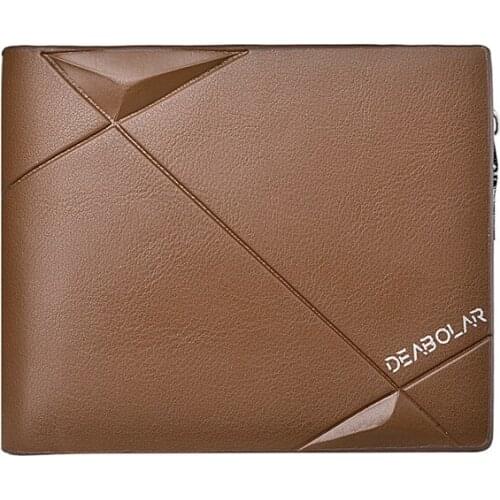 Short Slim Men Wallet PU Leather New Vintage Fashion Male Purse Card Holder High Quality Mens Money Bag 2021 Man Coin Purses