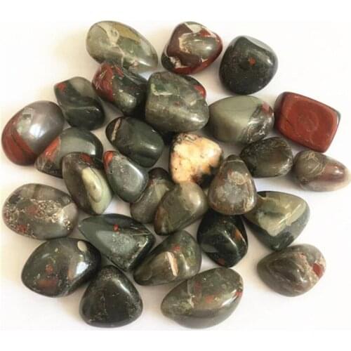 Blood Stone Tumbled Crystals Healing Gemstones Wholesale Natural Polished For Decoration
