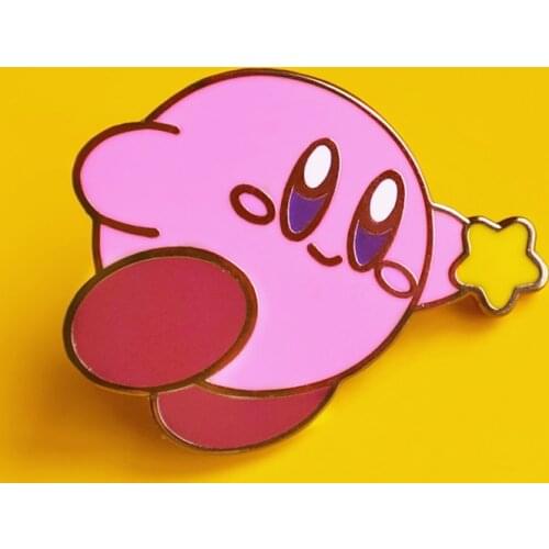 Cute Mini Pink Chubby Elves Enamel Pin Funny Video Games Fan Art Collect Badge Fashion Lapel Backpack Pins Child Birthday Gift