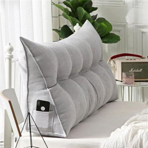 Multifunction Large Backrest Long Pillow Throw Pillows For Bedroom Decorative High-grade Luxury Simple Bed Cushion For Sleeping