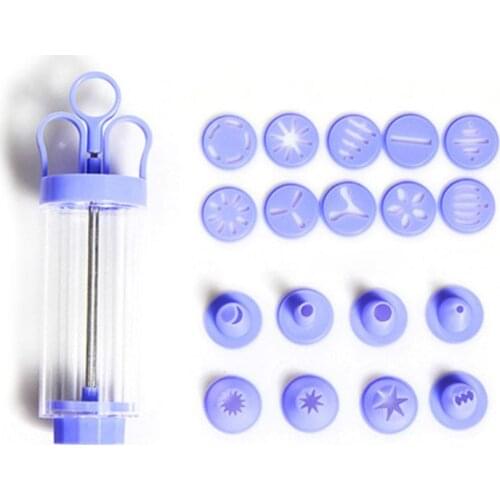 1set Biscuit Making Pump Cookie Maker Press Machine Cream Cake Decorating Tools Kitchen Mold