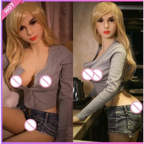 Realistic Sex Doll 158CM Big Breasts TPE Real Silicone Love Dolls with Vagina Anal Metal Skeleton Solid Real Robot Doll for Men