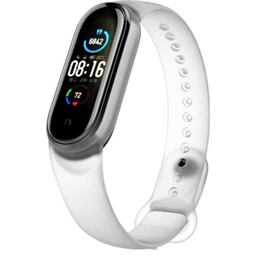 Silicone Watch Strap for Xiaomi Mi Band 5 4 3 Correa Mi Band 5 4 3 Opaska mi band 5 4 Pulseira mi band 5 4 Watch Band for Xiaomi